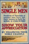 1915 Single Men Show Your Appreciation by Following Their Noble Example