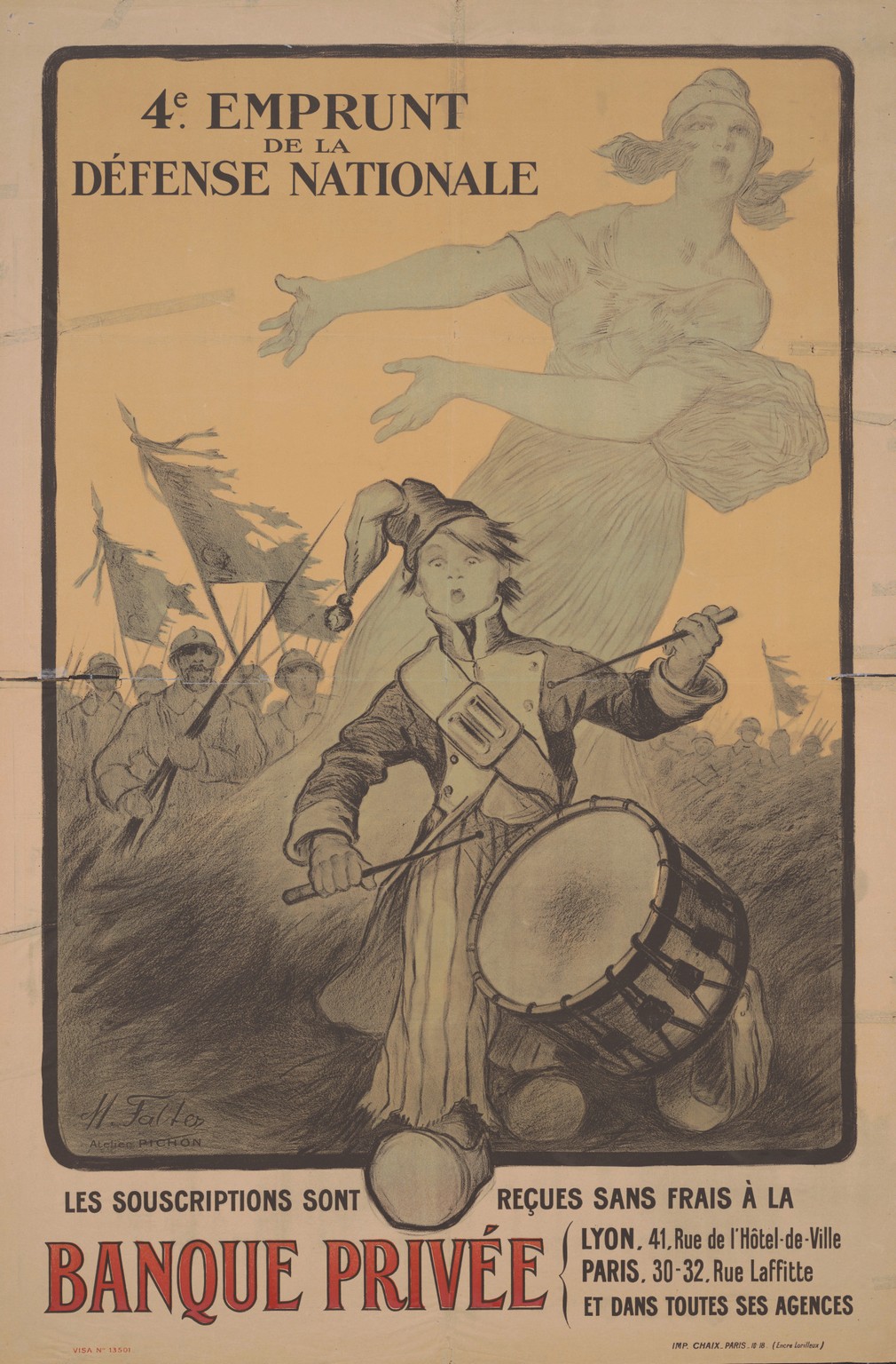 1918 4e. Emprunt De La Defense Nationale