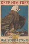 1918 Keep Him Free. Buy War Savings Stamps
