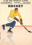 1929 Club Des Sports Alpins. Chamonix - Mont Blanc. Hockey