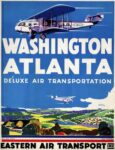 1931 Washington Atlanta De Luxe Air Transportation. Eastern Air Transport