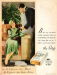 1933 the Cigarette that's Milder the Cigarette that Tastes Better. Chesterfield they Satisfy