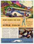 1936 Here Comes The New Greyhound Super-Coach!