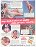 1937 What Some Of America's Aquatic Stars Say About Smoking... Camel
