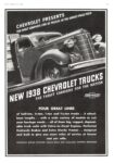 1938 Chevrolet Trucks. The Thrift Carriers For The Nation