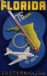 1938 Florida. Fly South. Eastern Air Lines