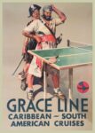 1938 Grace Line. Caribbean - South American Cruises