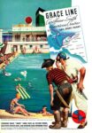 1938 Grace Line. Caribbean - South American Cruises. Sail Every Friday