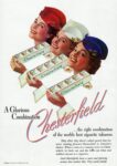 1939 A Glorious Combination. Chesterfield ... the right combination of the world's best cigarette tobaccos