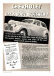 1940 Chevrolet Master 85 Town Sedan. Chevrolet Has A Body By Fisher!