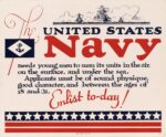 1940 The United States Navy needs your men to man its units in the air, on the surface, and under the sea