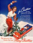 1940 for Christmas ... give the cigarette that satisfies. Chesterfield
