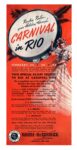 1941 Carnival in Rio. Moore-McCormack Lines