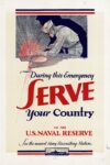 1941 During this Emergency Serve Your Country in the U.S. Naval Reserve. See the nearest Navy Recruiting Station