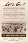 1941 Let's Go! U.S. Army Recruiting Service