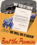 1941 'We Did It Then. 1941 We Will Do It Again'. Beat the Promise