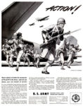 1942 Action! U.S. Army Recruiting And Induction Service
