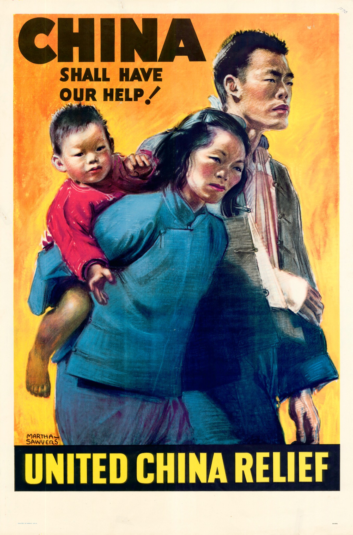 1942 China Shall Have Our Help! United China Relief