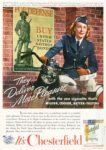 1942 Deanne Fureau, member of the Motor Transport Corps of 'The American Women's Voluntary Services'. Chesterfield