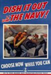 1942 Dish It Out with The Navy! Choose Now While You Can