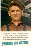 1942 'Every rivet we drive - every bolt we turn....' Produce For Victory!
