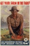 1942 Get Your Farm In The Fight! Use Conservation Methods For Bigger Yields Now!
