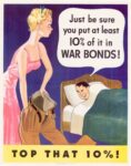 1942 Just be sure you put at least 10% of it in War Bonds! Top That 10%!