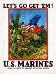 1942 Let's Go Get Em! U.S. Marines