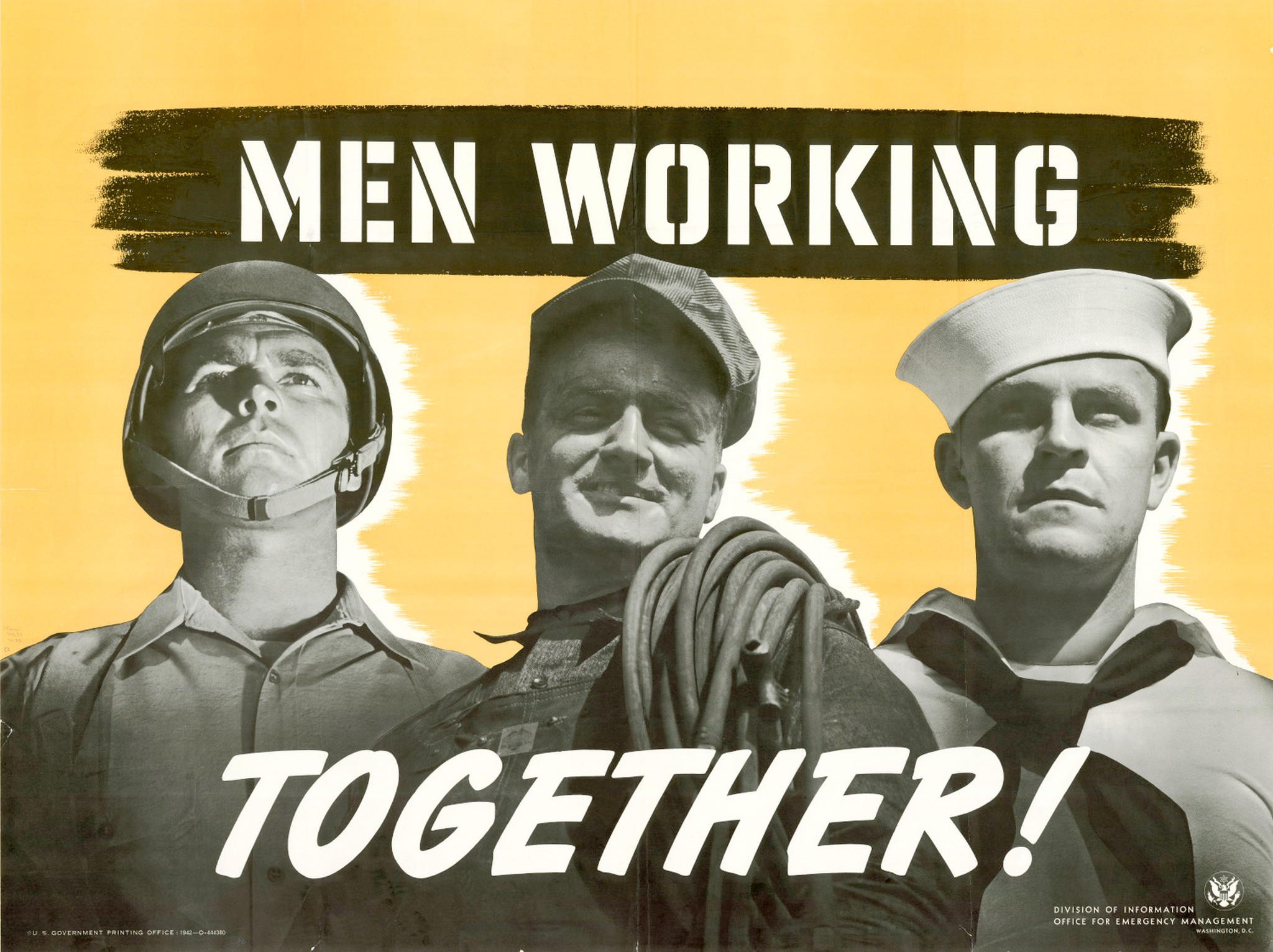 1942 Men Working Together!