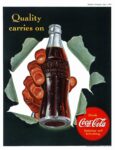 1942 Quality carries on. Drink Coca-Cola