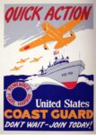 1942 Quick Action. Remember Pearl Harbor. United States Coast Guard. Don't Wait - Join Today!