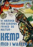 1942 Vi Kæmper For Europas Frihed Og Kultur - Kæmp Med I Waffen SS