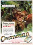 1943 But there's no hiding Chesterfield's Milder Better Taste