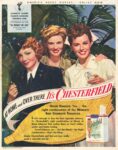 1943 Claudette Colbert, Paulette Goddard, Veronica Lake. At Home and Over There It's Chesterfield
