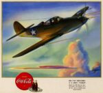 1943 Drink Coca-Cola. Bell P-39 'Airacobra' U.S. Army - Pursuit (1)