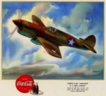 1943 Drink Coca-Cola. Curtiss P-40-F 'Warhawk' U.S. Army - Pursuit