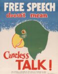 1943 Free Speech doesn't mean Careless Talk!
