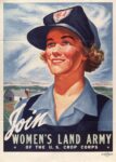 1943 Join Women's Land Army Of The U.S. Crop Corps