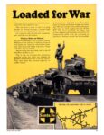 1943 Loaded for War. Victory Rides on Wheels. Santa Fe