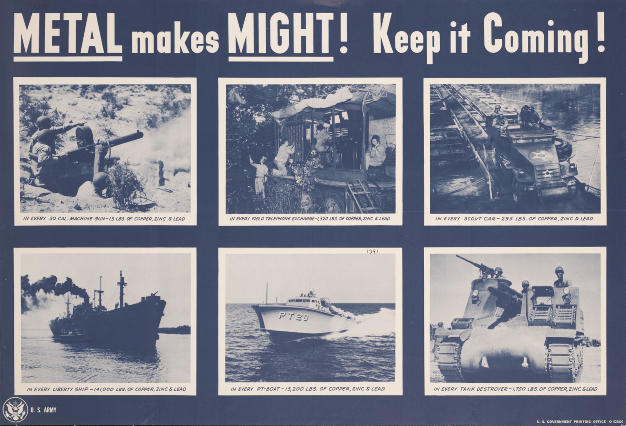 1943 Metal makes Might! Keep it Coming!