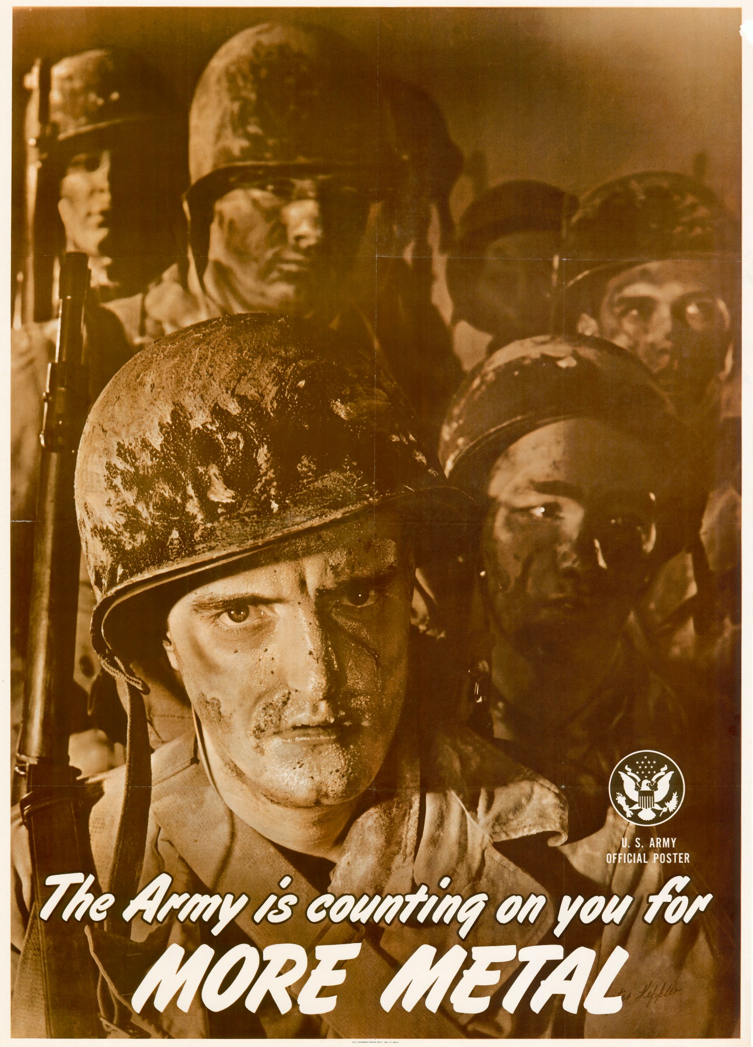1943 The Army is counting on you for More metal