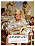 1943 Where A Cigarette Counts Most It's Chesterfield