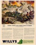 1943 Willys Jeep. Signal Corps Unit Beats Ring of Death