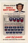 1943 Women 20 to 36. Earn A Navy Rating. Join The Waves