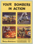 1943 Your Bombers In Action. Thank you, British Guiana!
