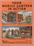 1943 Your Mobile Canteen In Action. Thank you, Windward Islands!