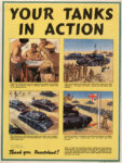 1943 Your Tanks In Action. Thank you, Basutoland!