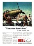 1943 ‘That nice Jones boy’ Is Sure Raising Hell. Airacobras for victory. Bell Aircraft