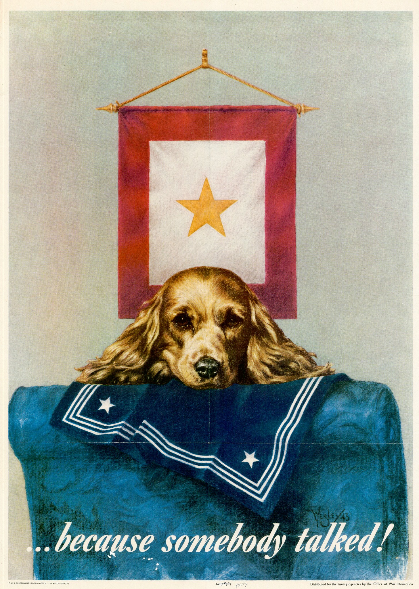 1944 ... because somebody talked!