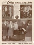 1944 College women in the WAC. Women's Army Corps - Army Of United States